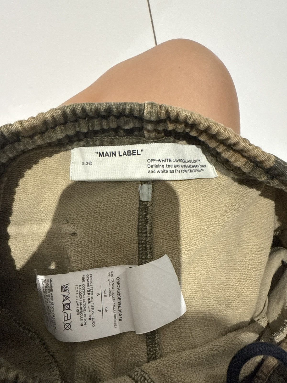 Off-White Camo Off White Sweatpants Size US 28 / EU 44 - 1 Thumbnail
