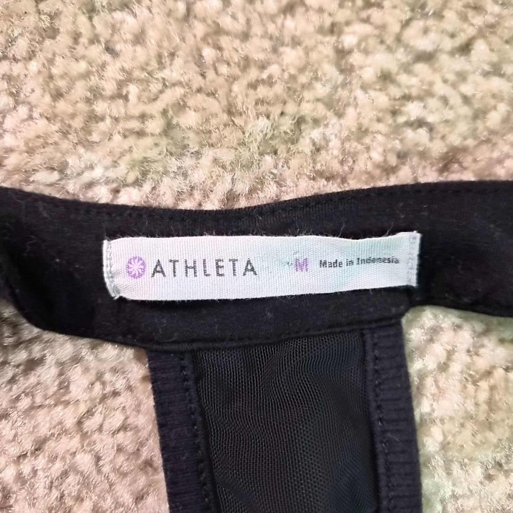 Athleta Athleta Swim Dress Black Built In Bra Beach Mini Size Medium G170 One Piece Women Racerback Adjustable Straps Slim Solid Polyester Spandex Size M / US 6-8 / IT 42-44 - 6 Thumbnail
