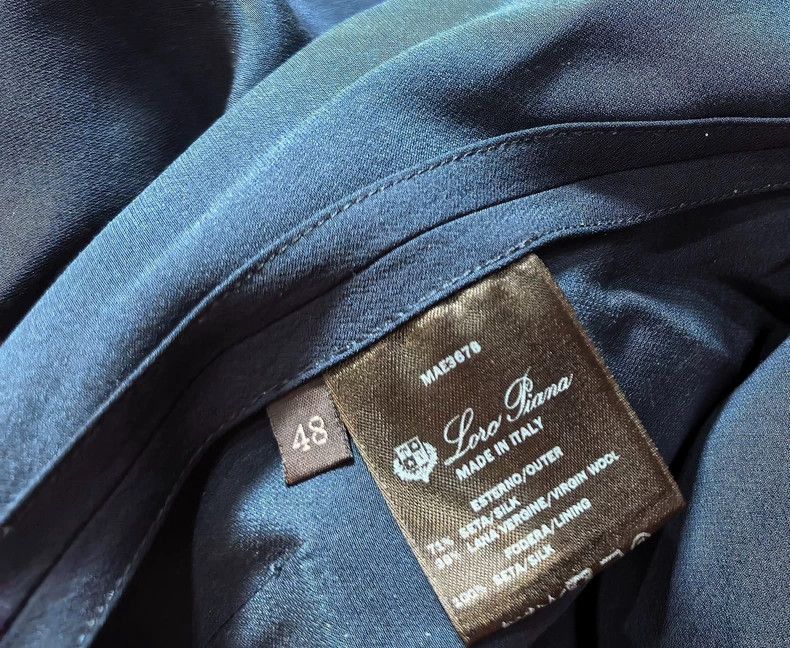 Loro Piana Loro Piana Sheri Wool Silk Blazer- Size US L / EU 52-54 / 3 - 4 Thumbnail