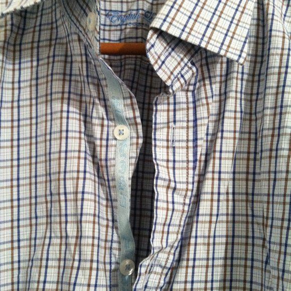 English Laundry ENGLISH LAUNDRY MENS COTTON CASUAL SHIRT SIZE: 17.5/32-33 Size US XL / EU 56 / 4 - 6 Thumbnail