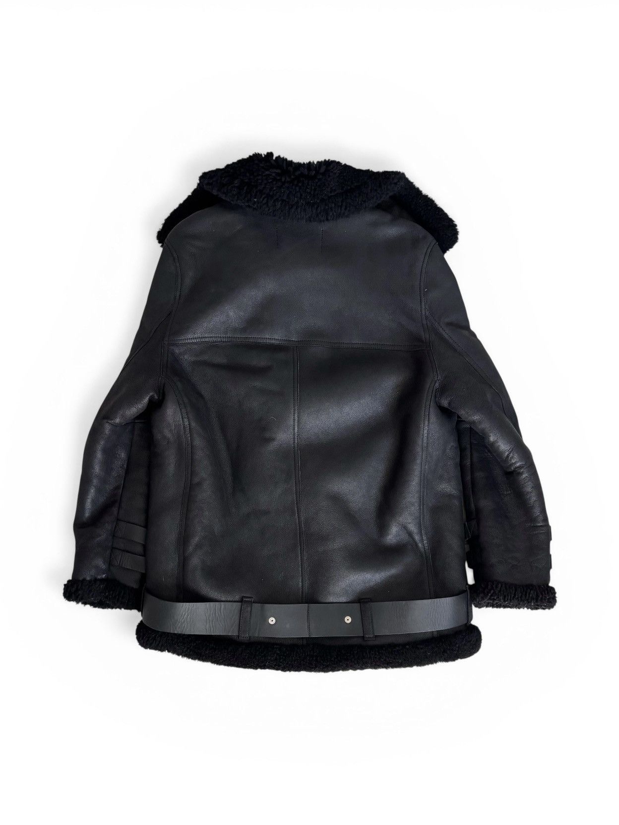 Acne Studios Acne Studios Shearling Leather Oversized Jacket Size XXS / US 00 / IT 34 - 2 Thumbnail