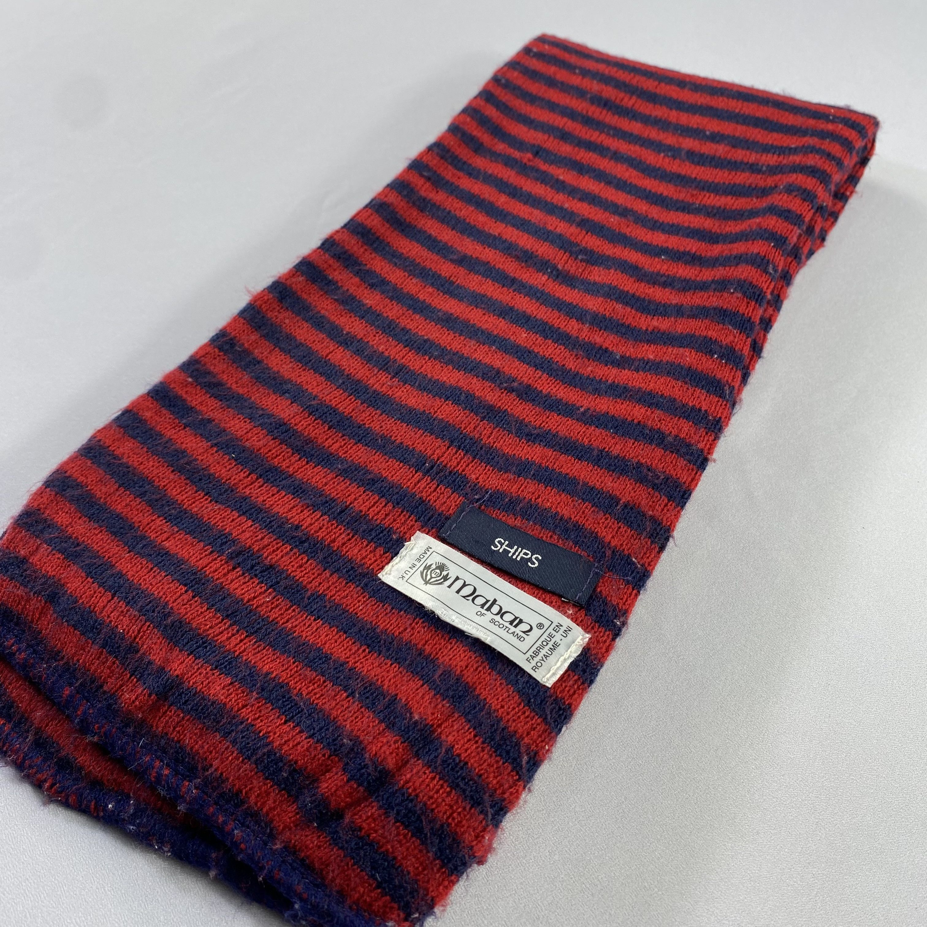 Japanese Brand × SHIPS Ship Scarf Neck Wrap Stripe Muffler Size ONE SIZE - 4 Thumbnail