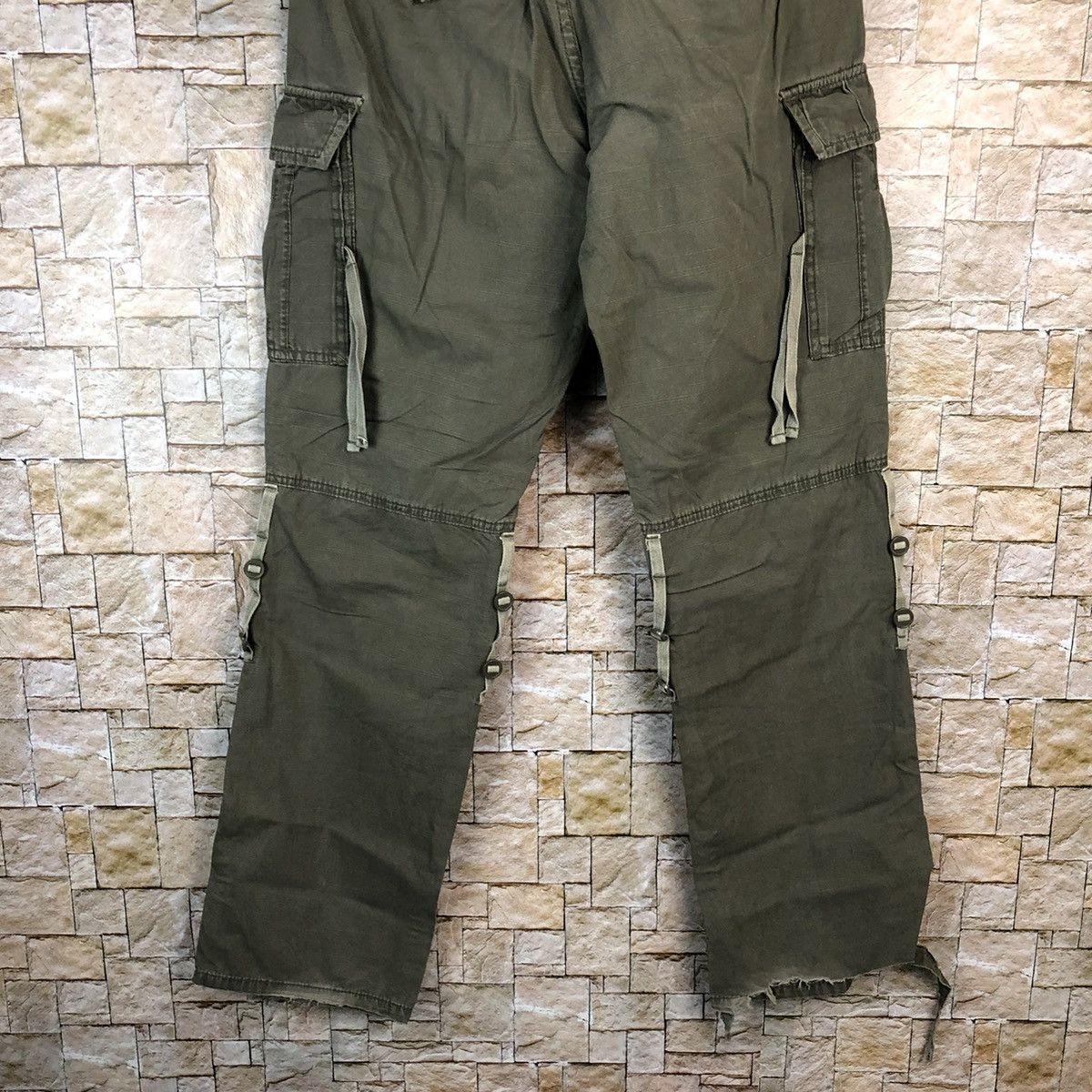 Japanese Brand Baldia Green Cargo Multipocket Pants #A988 Size US 30 / EU 46 - 17 Thumbnail