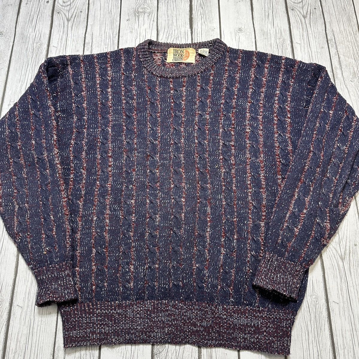 Vintage Vintage Iron Wood sweater Size US L / EU 52-54 / 3 - 3 Thumbnail