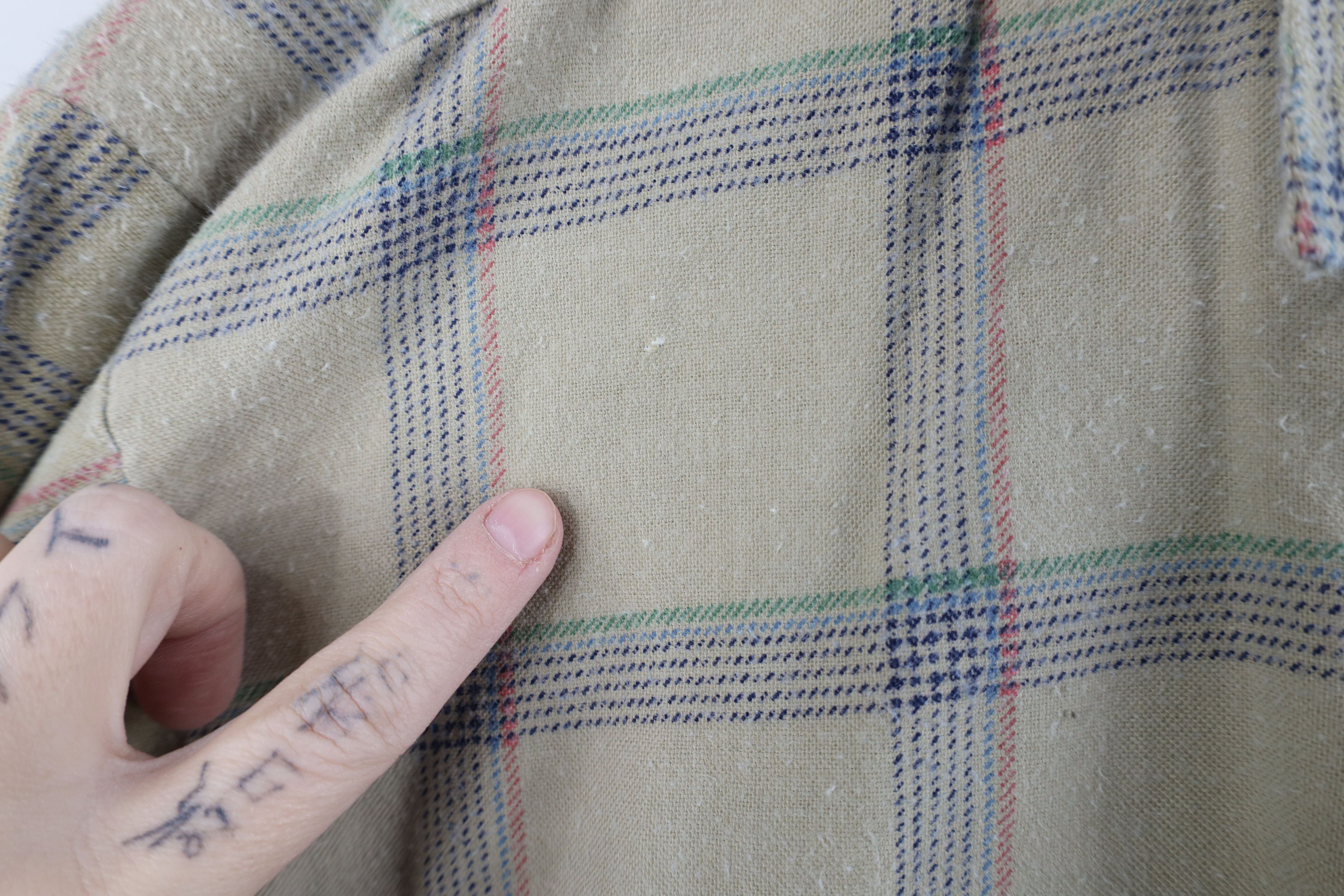 Vintage Vintage 90s Streetwear Flannel Collared Button Shirt Plaid Size US M / EU 48-50 / 2 - 4 Thumbnail