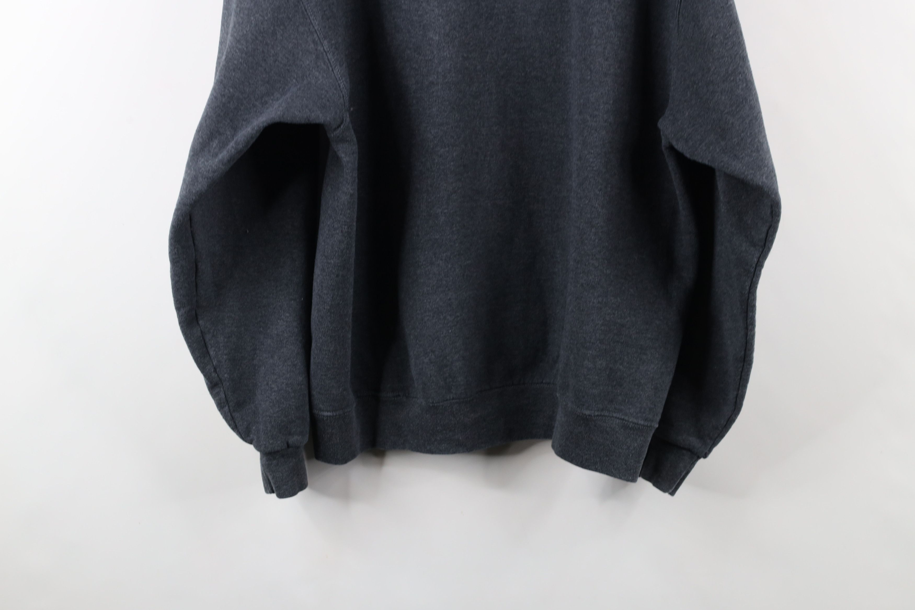 Vintage Vintage 90s Polaris Spell Out Hoodie Sweatshirt Dark Gray Size US L / EU 52-54 / 3 - 14 Thumbnail