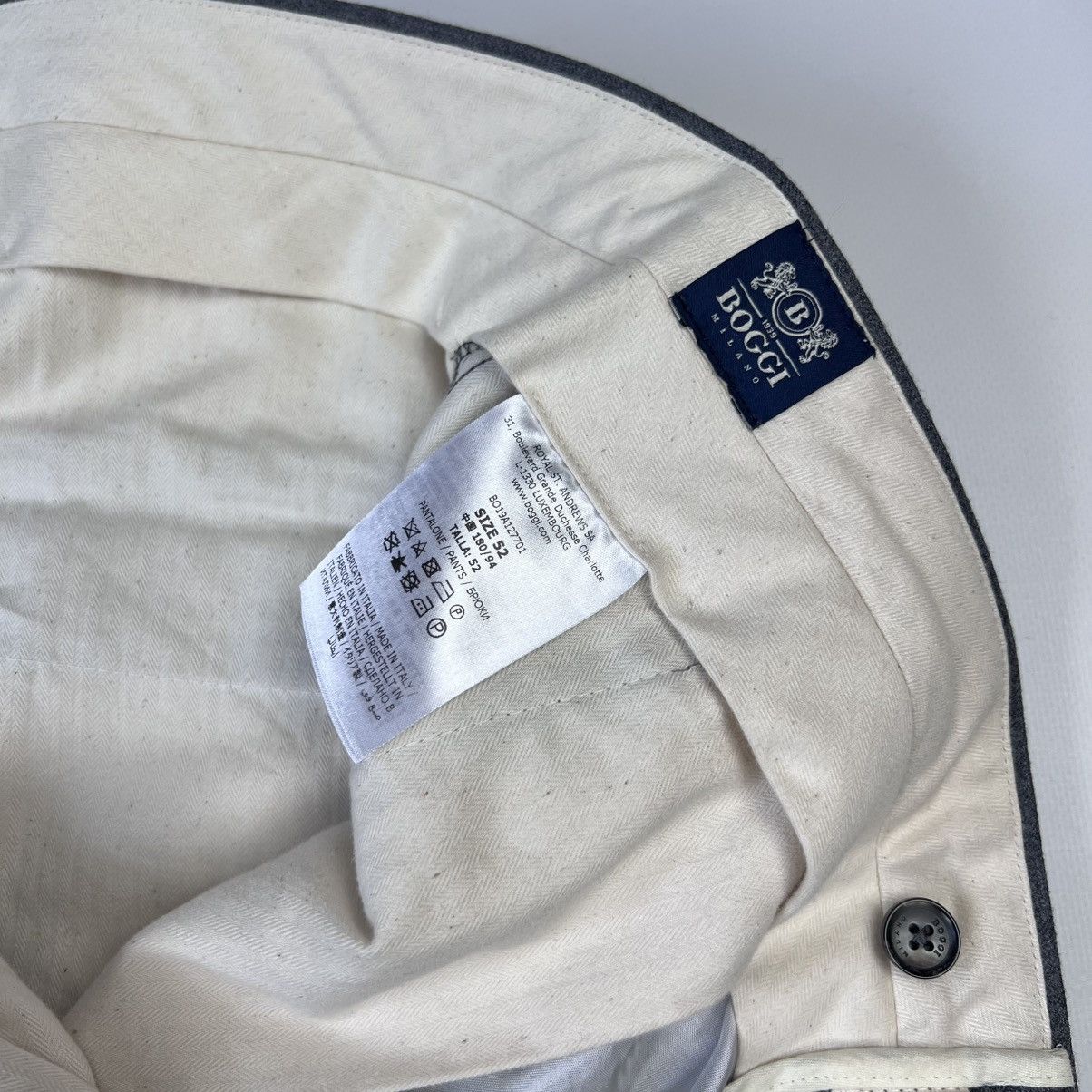 Boggi Boggi Milano wool classic pants Size 42R - 6 Thumbnail