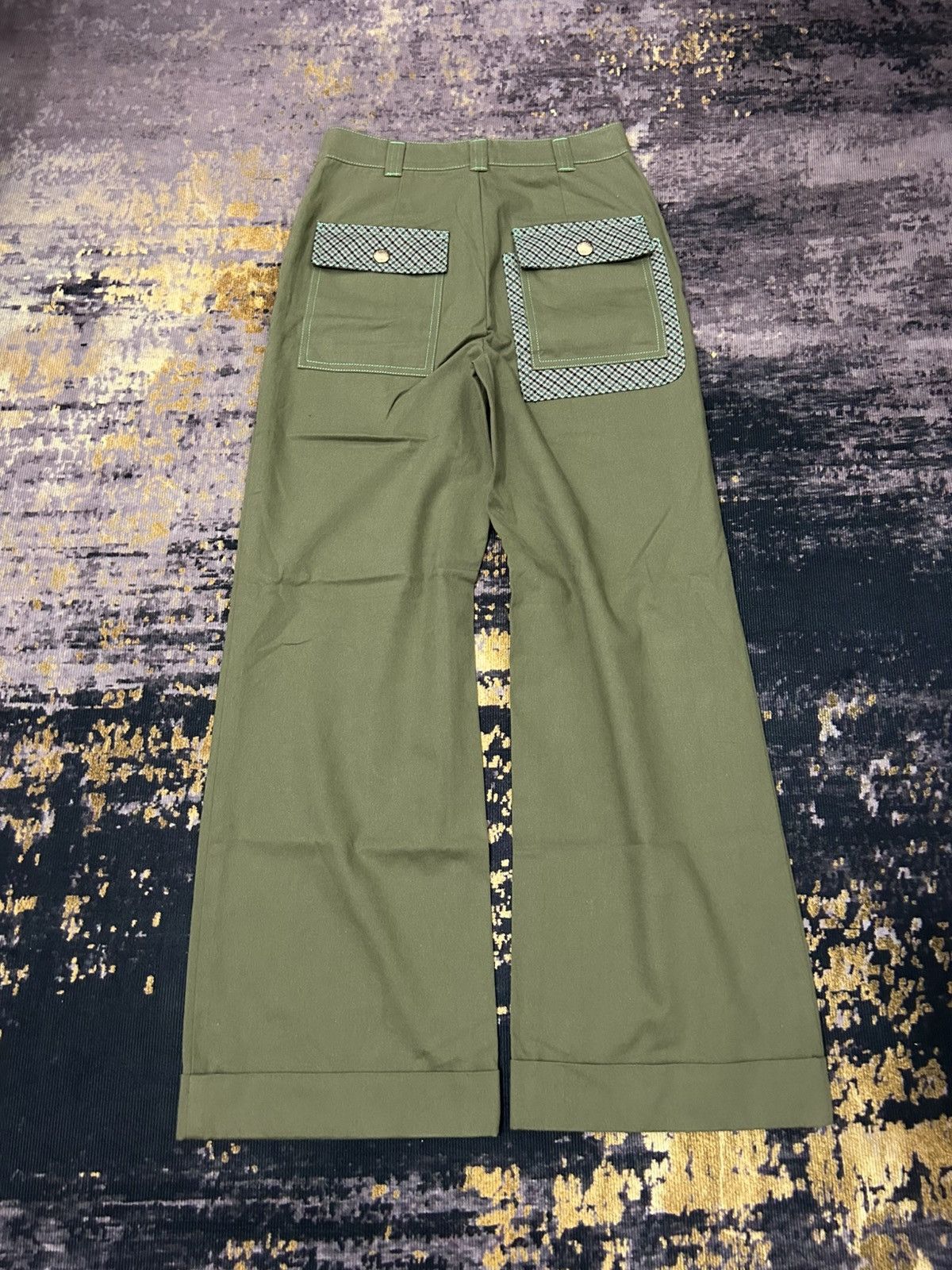 Andersson Bell Anderson Bell Plaid Pocket Pants Size US 27 - 5 Thumbnail