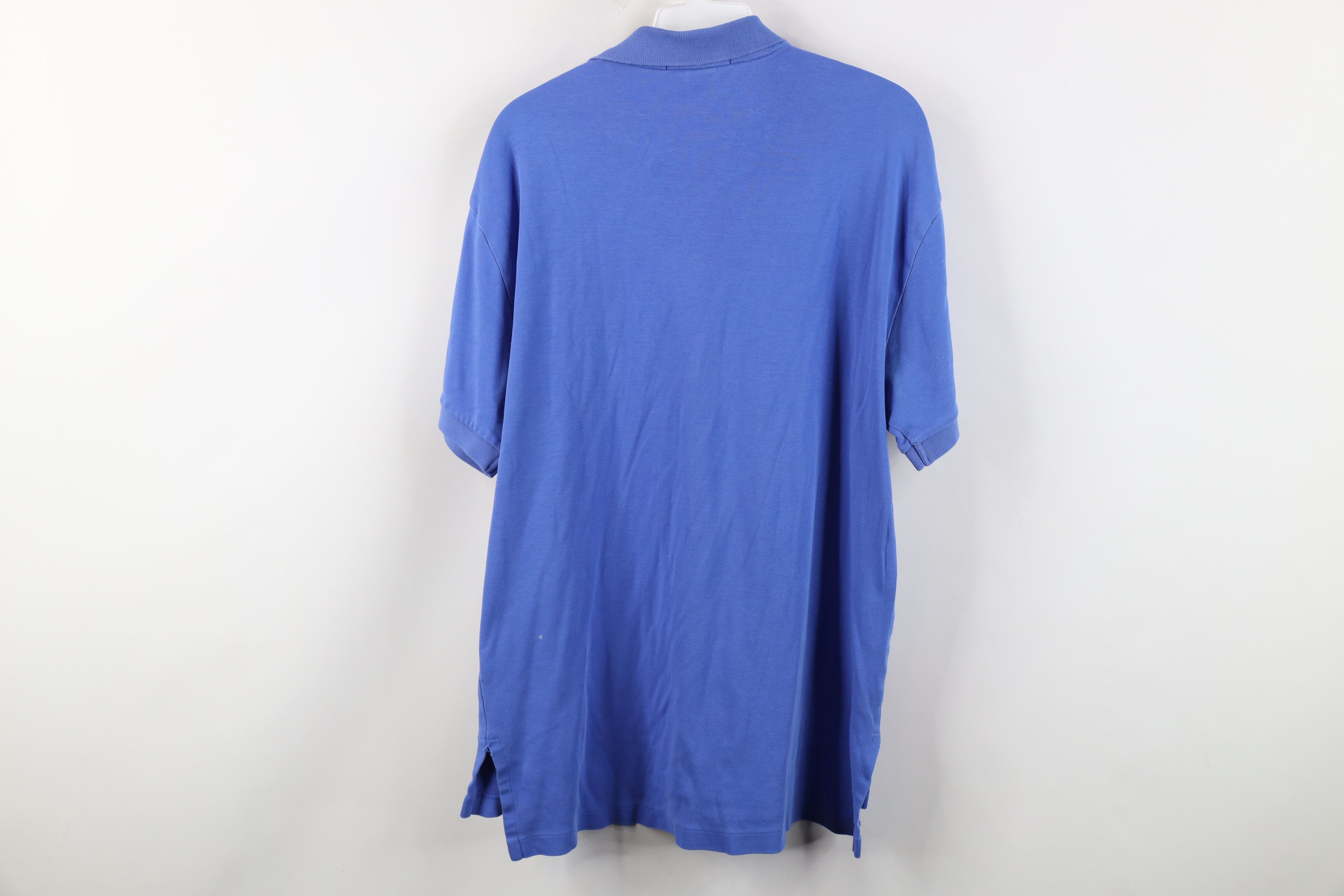Ralph Lauren Vintage 90s Ralph Lauren Soft Cotton Knit Golf Polo Blue Size US M / EU 48-50 / 2 - 13 Thumbnail