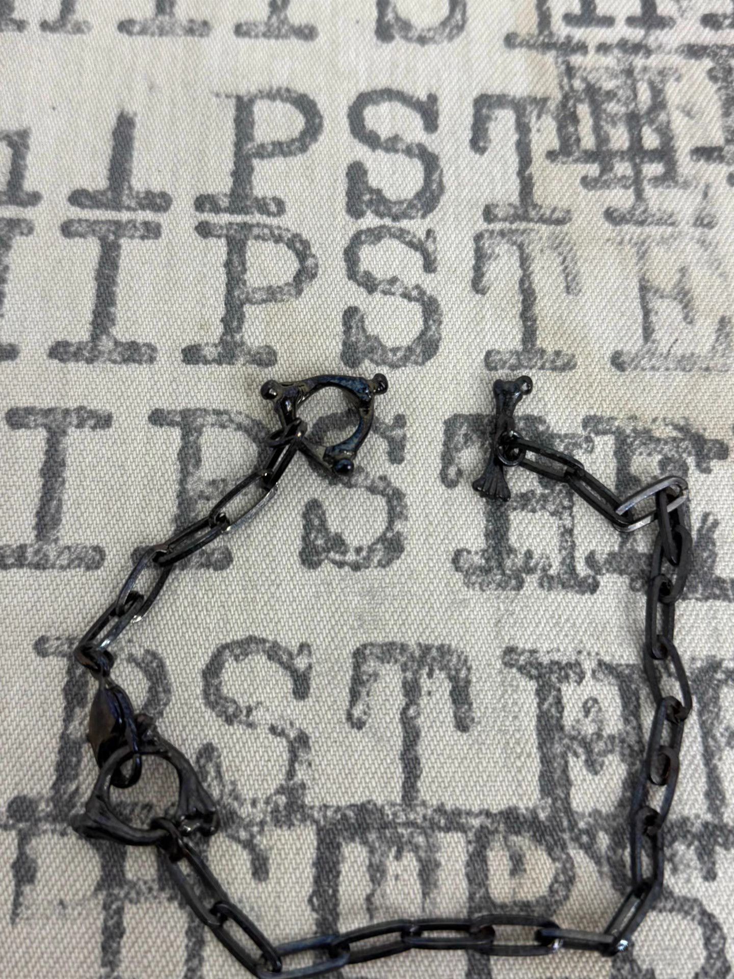 Number (N)ine Number (N)ine X jam home made Bone Triangle Bracelet K20 Size ONE SIZE - 4 Thumbnail