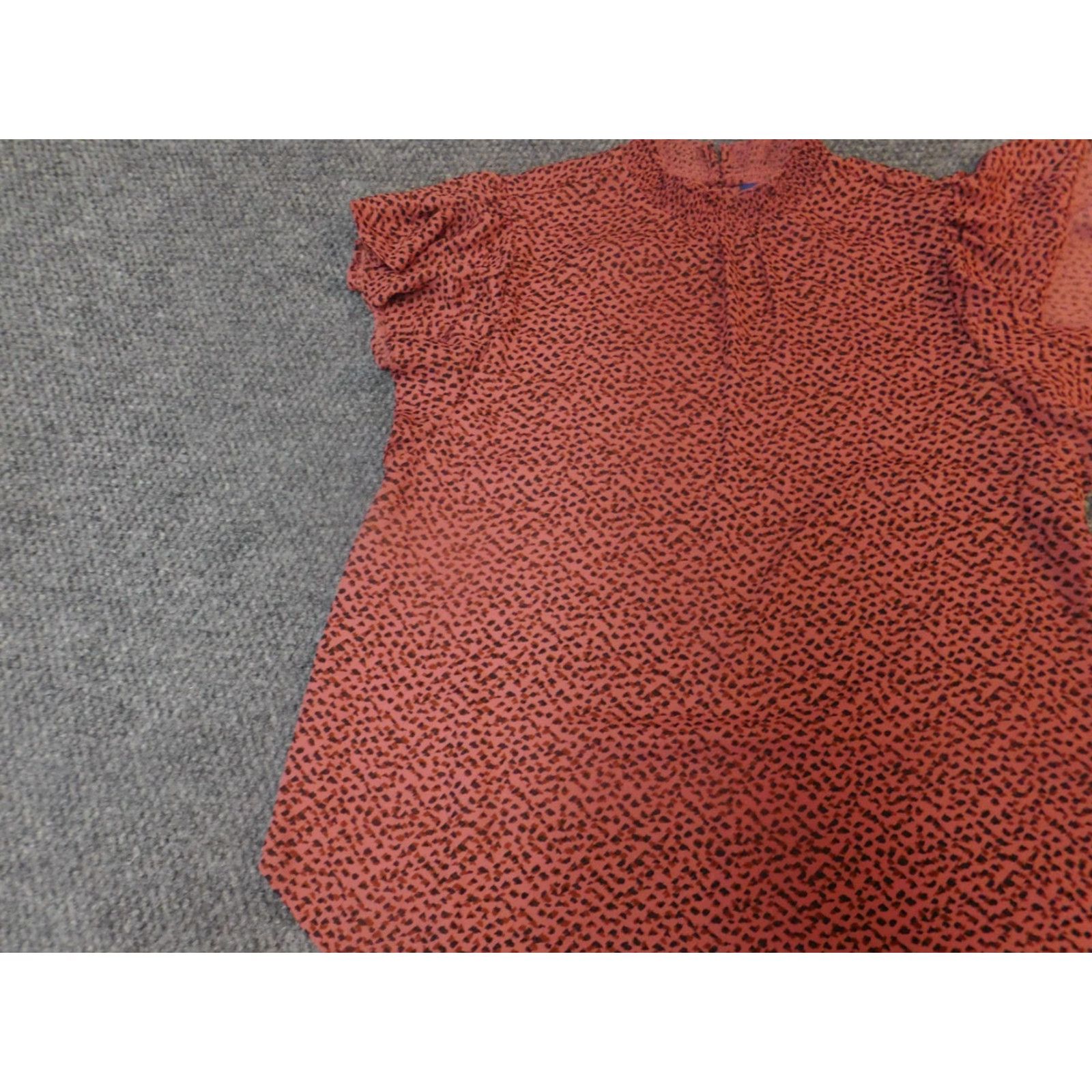 Apt. 9 Apt 9 Blouse M Women Casual Crew Neck Cotton Polyester Rayon Stretch Sleeveless Button Blue Pink Regular Non-Vintage Size M / US 6-8 / IT 42-44 - 3 Thumbnail