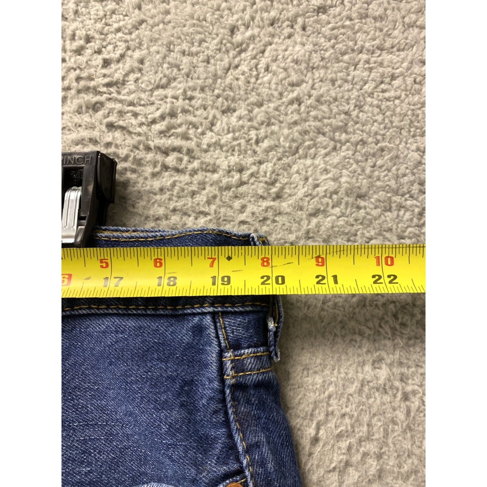 Levi's Levis 550 Jeans Mens 40x30 Blue Cotton Tapered Fit Denim Workwear /129-2 Size US 40 / EU 56 - 4 Thumbnail