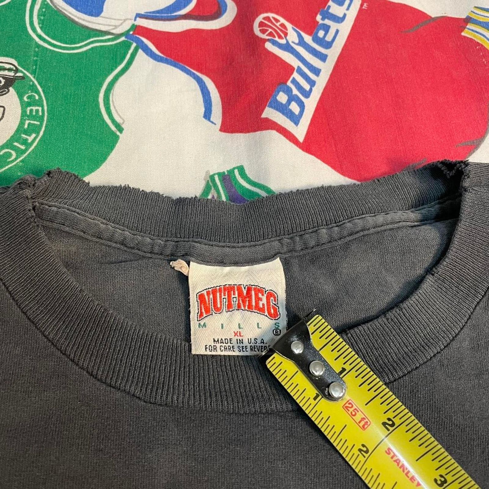 NBA × Nutmeg × Vintage 90s NBA David Benoit Karl Malone Tyrone Corbin Utah Jazz Tee Size US XL / EU 56 / 4 - 8 Thumbnail