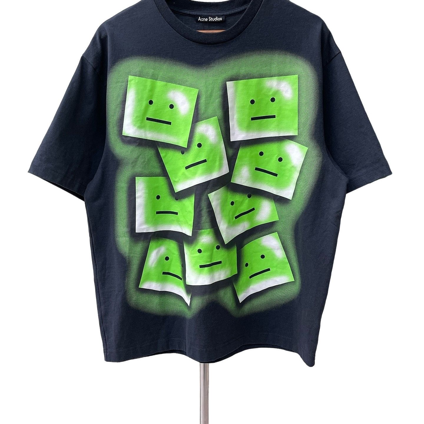 Acne Studios Eddy Stripes コットンTシャツ Acne Studios Acne Studios Eddy Stripes Face T Shirt | Grailed