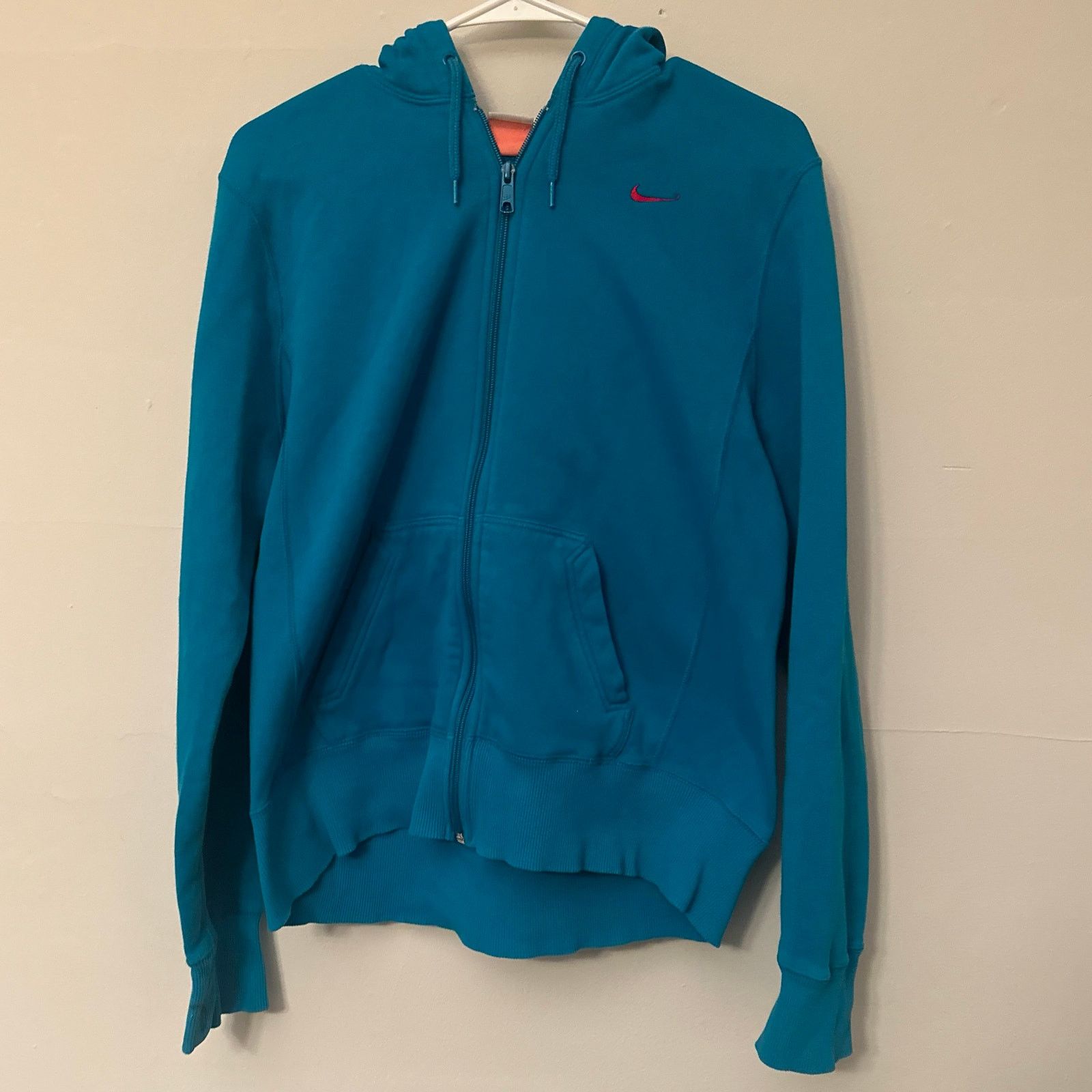Nike Y2k women’s Nike Athletic teal Hoodie Size L / US 10 / IT 46 - 1 Thumbnail