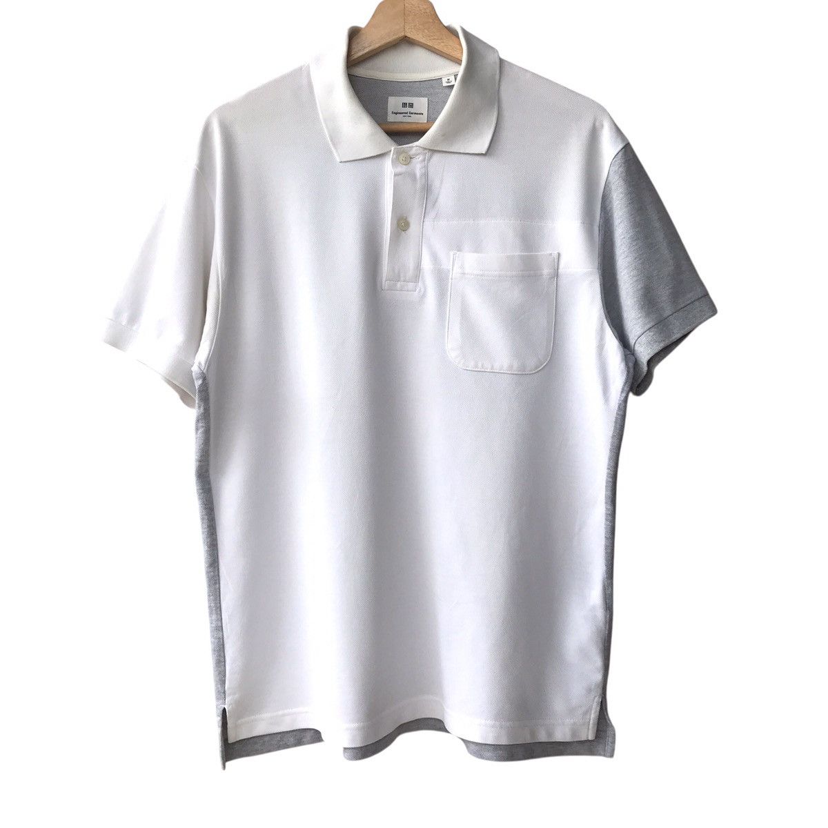 Engineered Garments × Uniqlo UQ Japan X Engineered Garments NYC Two Tone Polo Tee Size US M / EU 48-50 / 2 - 1 Thumbnail