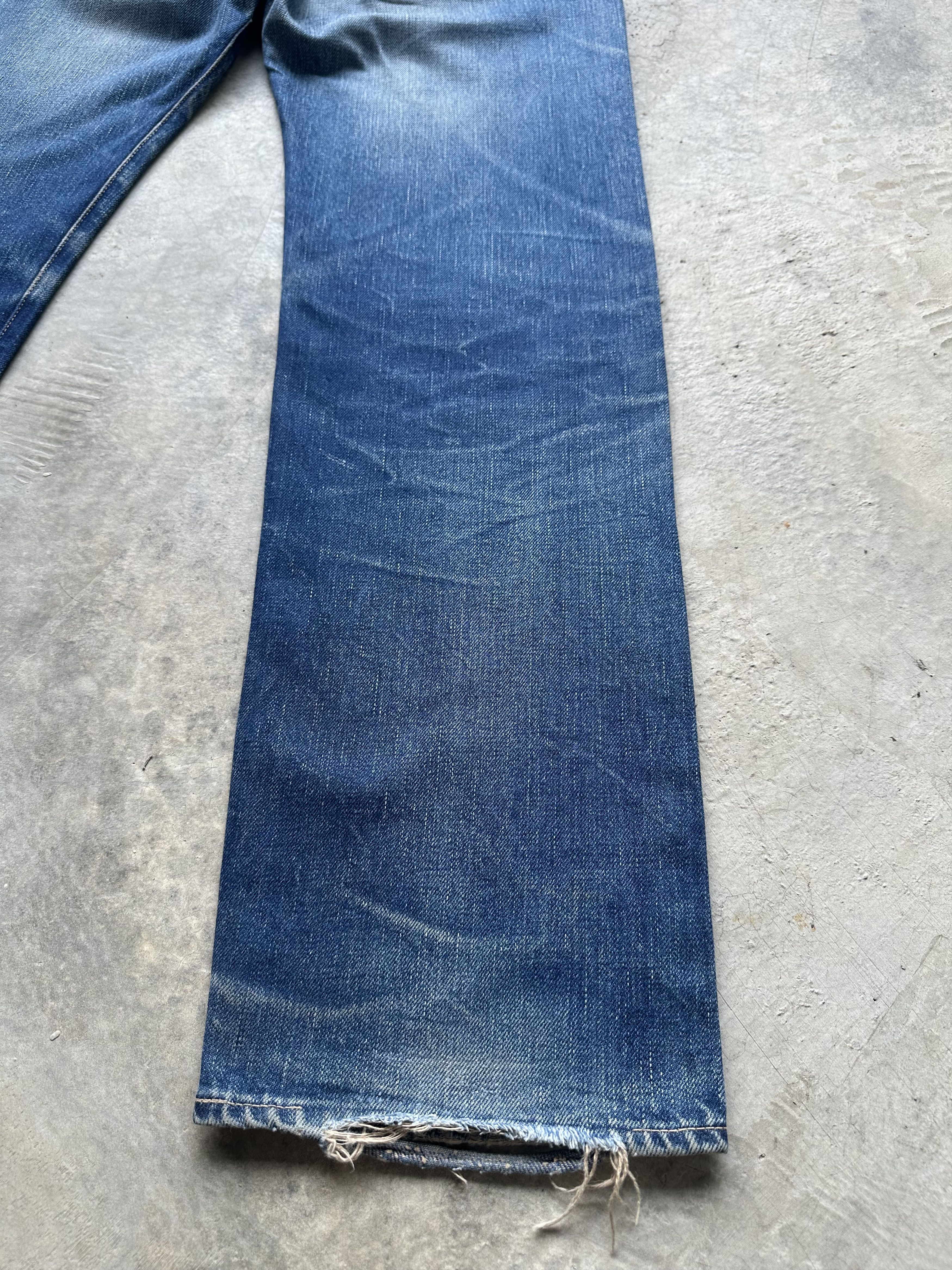 Warehouse Vintage Japanese Brand HR Market Distressed Selvedge Jeans Size US 31 - 11 Thumbnail