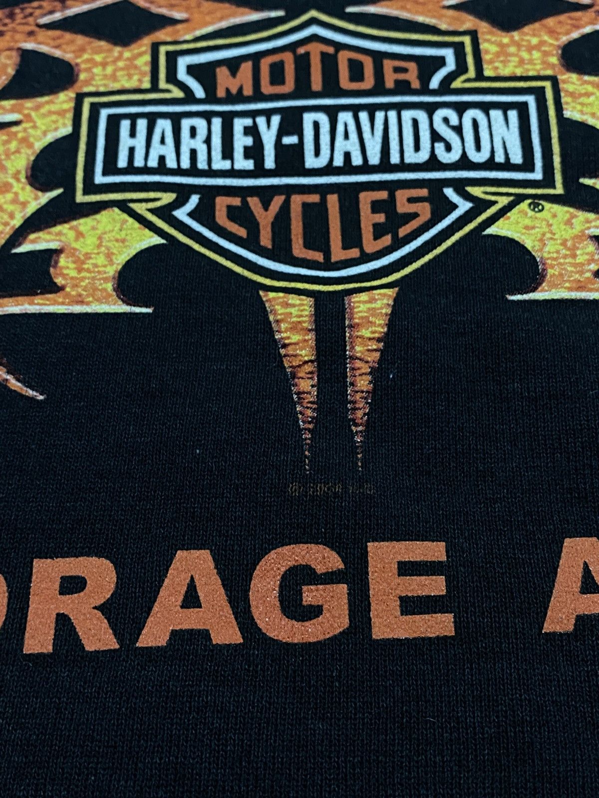 Harley Davidson × Vintage Harley Davidson Logo Flame Hoodie Vintage 2004 Size US XL / EU 56 / 4 - 9 Thumbnail