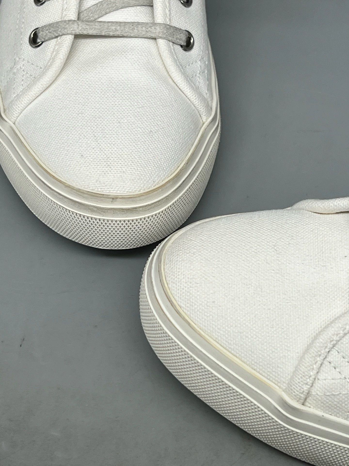 Yves Saint Laurent YSL Malibu White Canvas Sneakers for Men Size US 8 / EU 41 - 5 Thumbnail