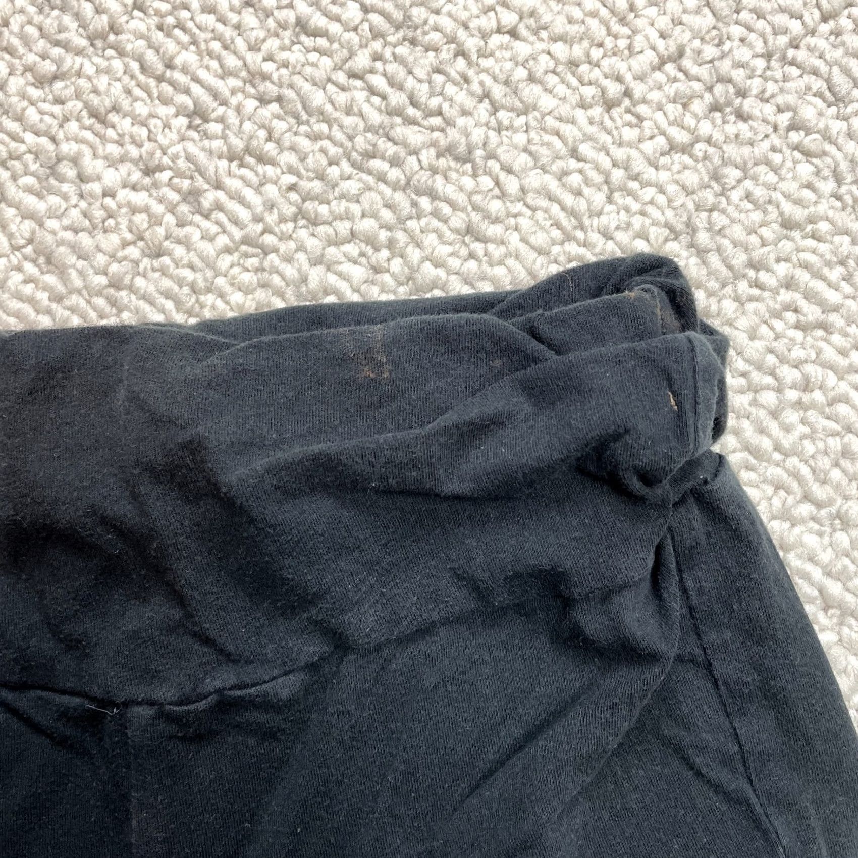 Shein Shein Shorts Juniors XS Black Stretch Casual Solid Cotton 22x3.5 Extra Small Size 26" / US 2 / IT 38 - 3 Thumbnail