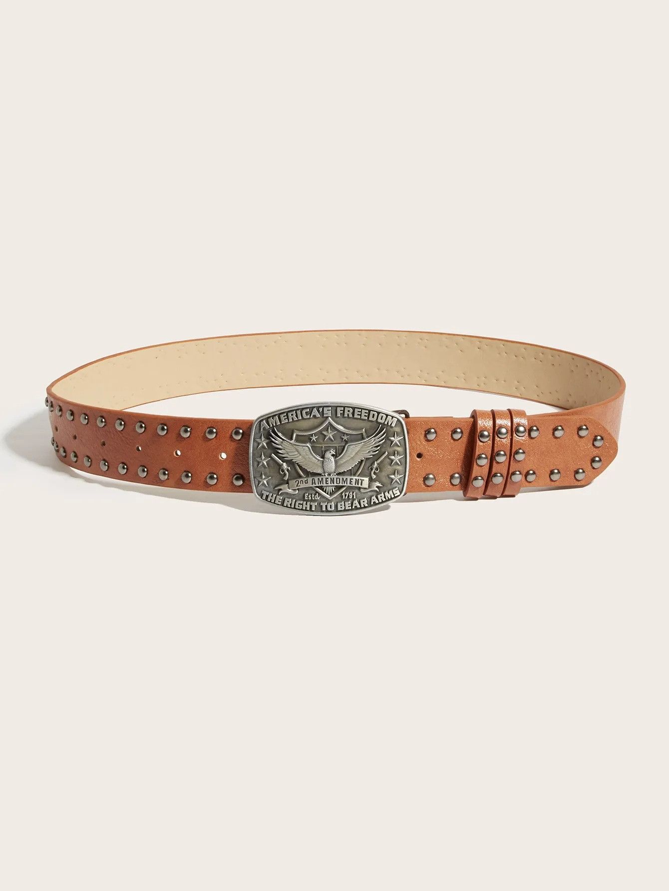 Vintage Urban Spike Detail Waist Belt Size ONE SIZE - 3 Thumbnail