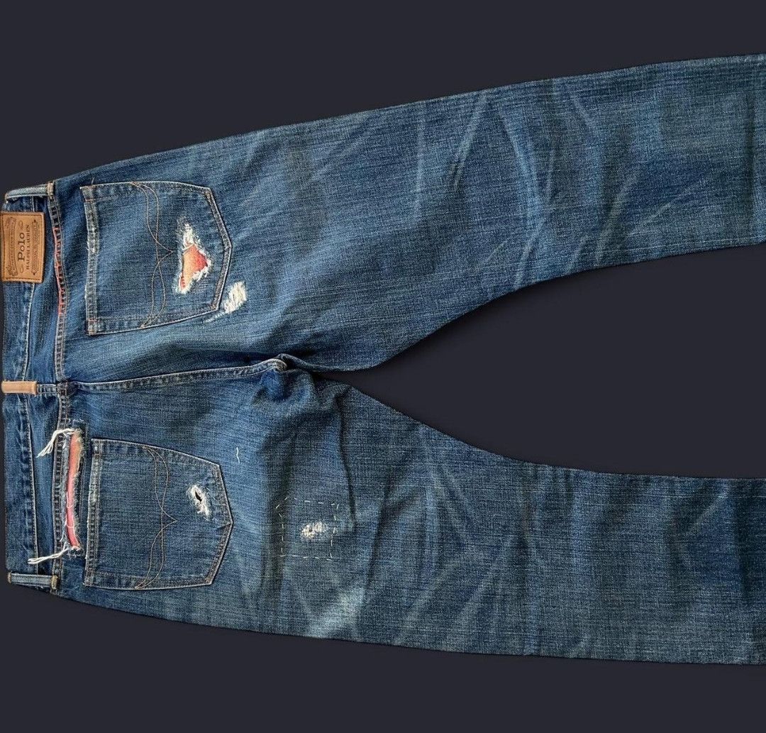 Polo Ralph Lauren Ralph Lauren varick slim patchwork denim Size US 34 / EU 50 - 4 Thumbnail