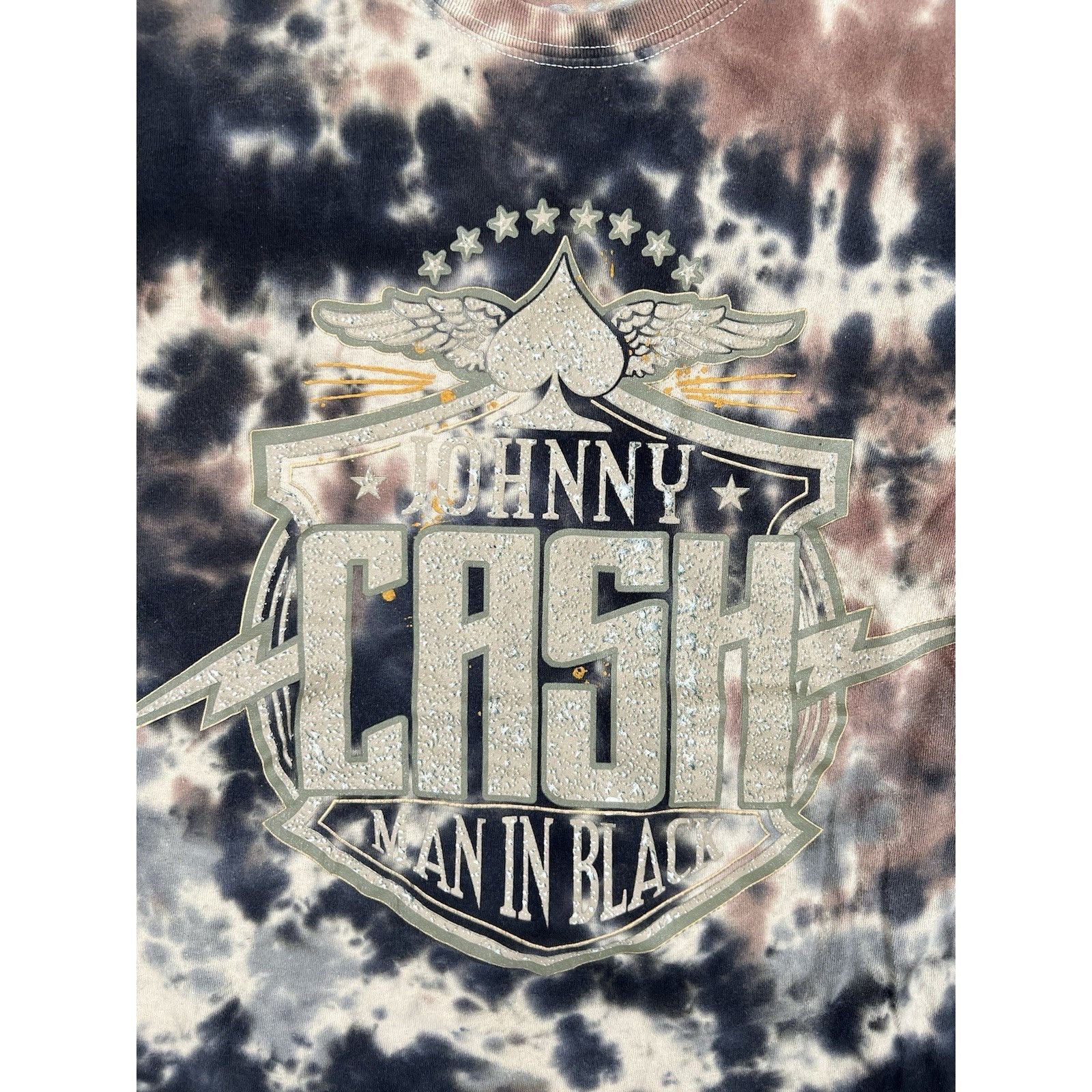 Other Johnny Cash Officially Licensed Tie Dye Man In Black T-Shirt Size US M / EU 48-50 / 2 - 2 Thumbnail