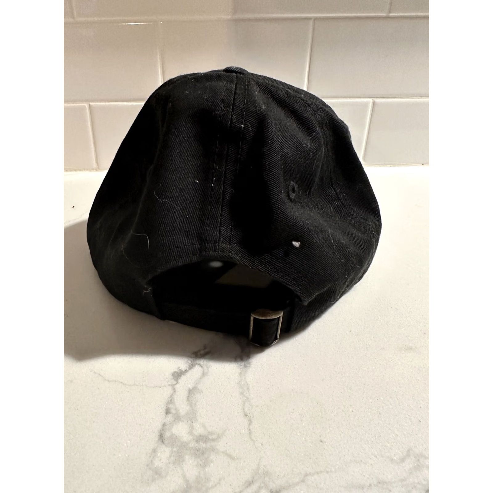 Vintage Crumbl Cookie Dad Cap Hat Black Strap Back Baseball Cap One Size Men Black Size ONE SIZE - 4 Thumbnail