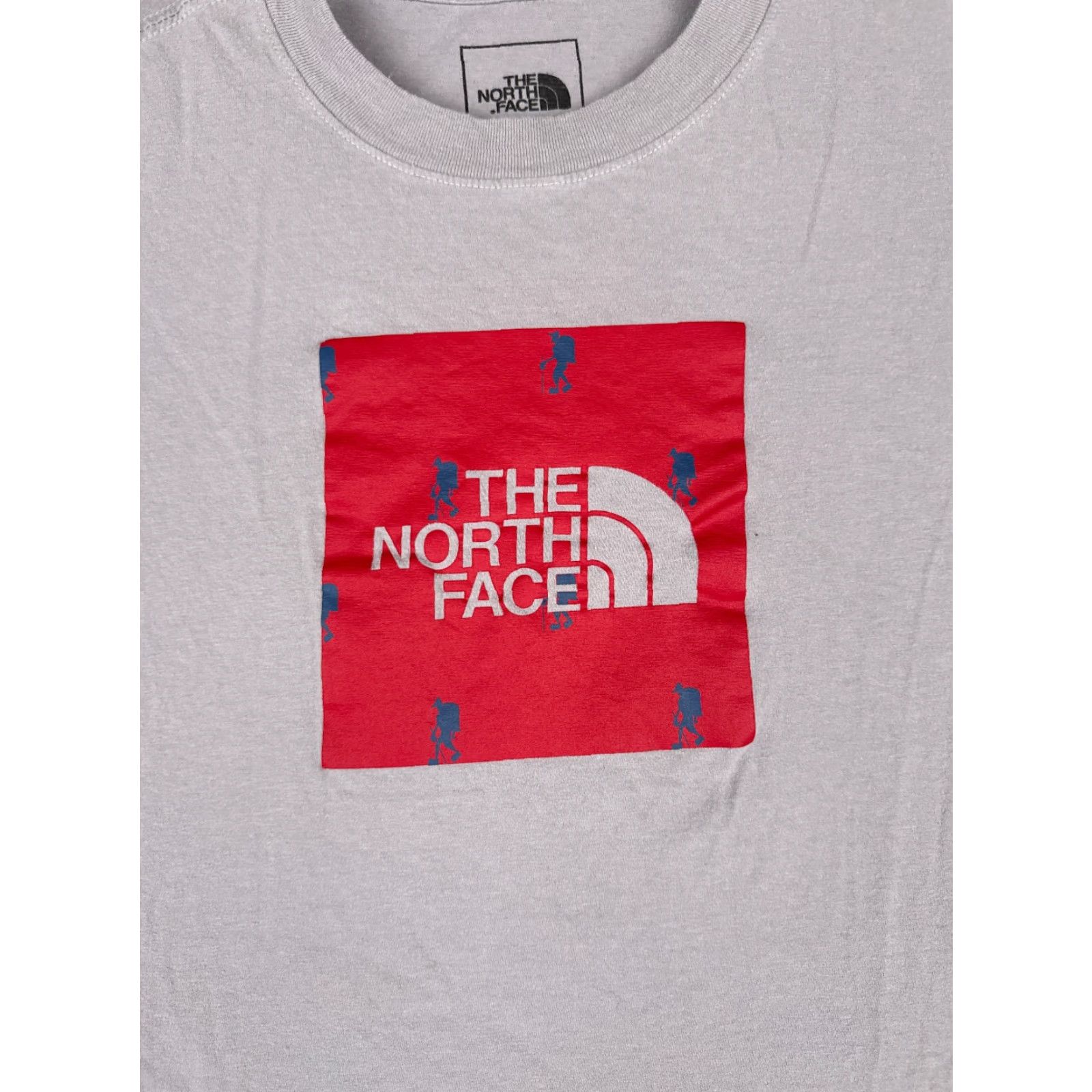 The North Face The North Face Outdoor Shirt Adult Medium Gray Cotton Short Sleeve Crew Neck Hiker Mens Size US M / EU 48-50 / 2 - 6 Thumbnail