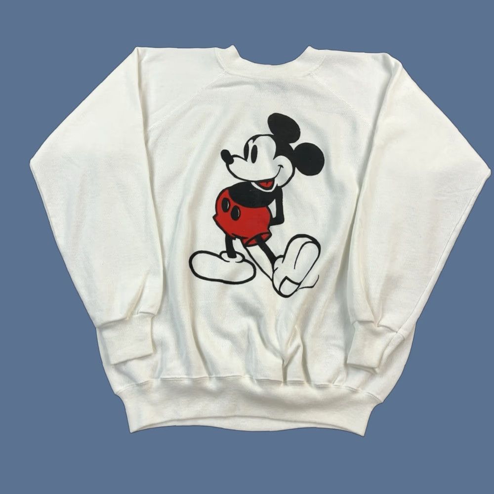 Hanes VINTAGE Hanes Her Way Sweatshirt Women's XL Pullover Deadstock USA Made 80s White Knit Logo Graphic Print Crew Neck Pullover Casual Womens (80s, USA) Size XL / US 12-14 / IT 48-50 - 1 Thumbnail