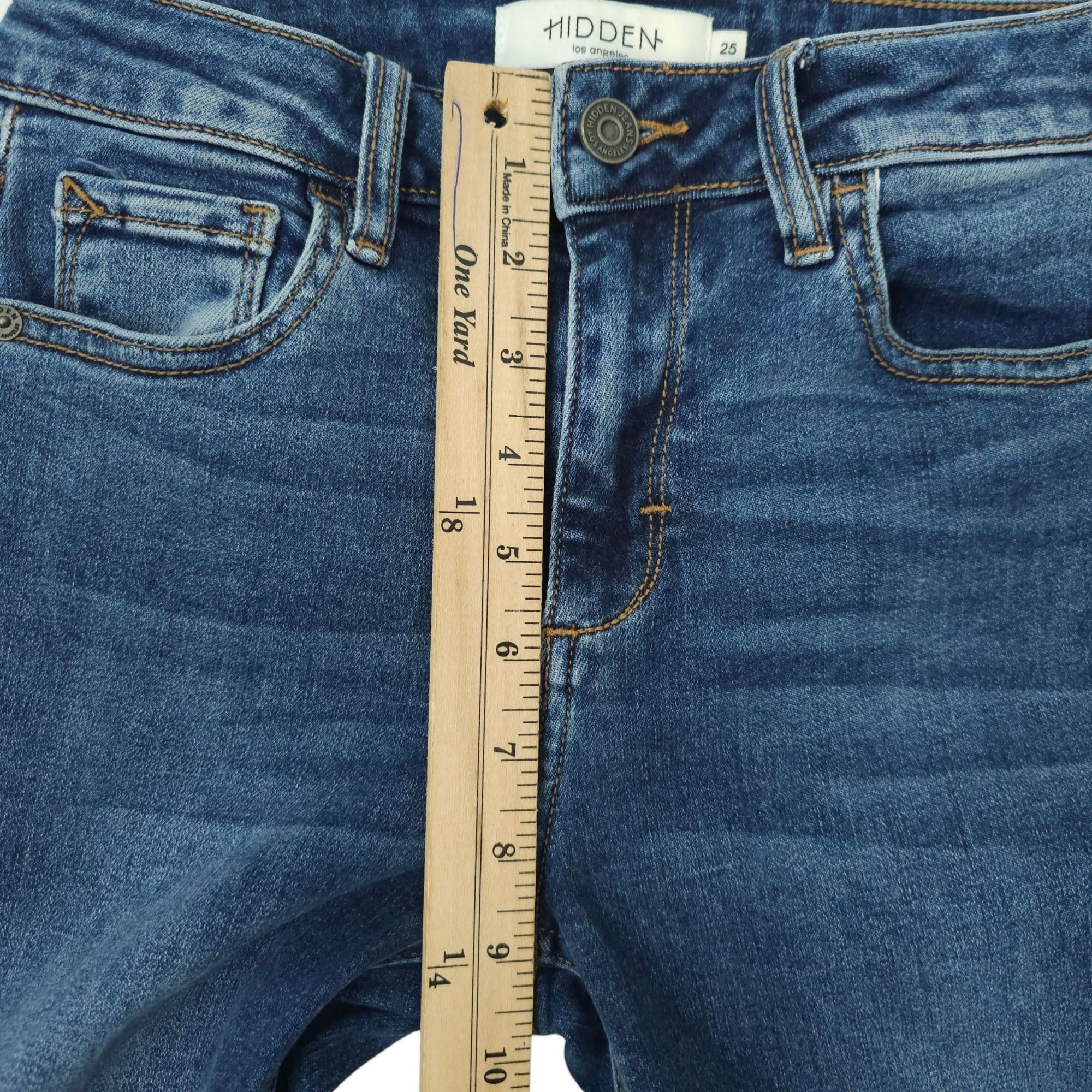 HIDDEN Hidden Los Angeles Skinny Jeans Womens 25 MId Rise Medium Wa Size 25" / US 0 / IT 36 - 4 Thumbnail