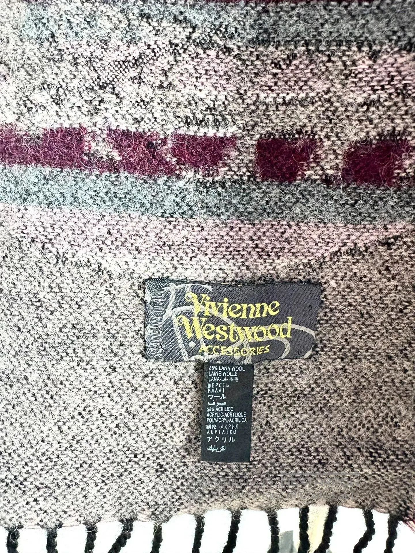 Vivienne Westwood vivienne westwood striped wool skull scarf. Size ONE SIZE - 6 Thumbnail