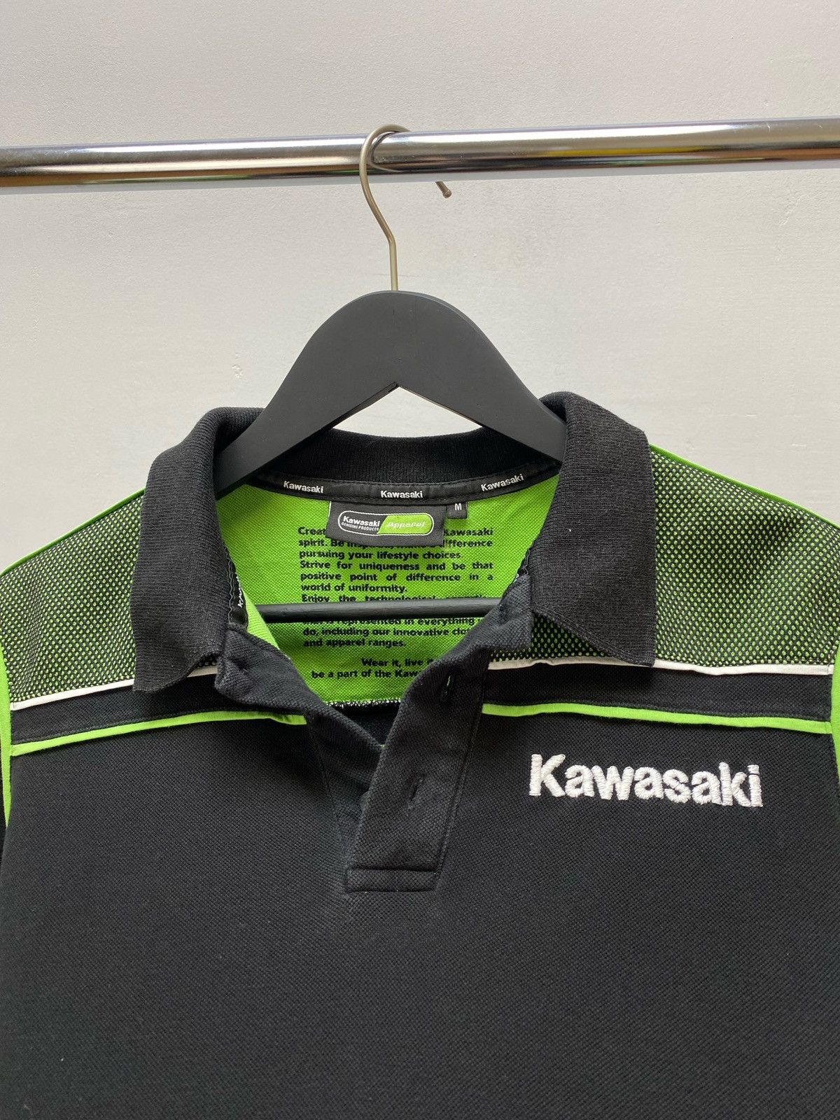 NASCAR Kawasaki Vintage Rare Polo Racing Polo T shirt Size US M / EU 48-50 / 2 - 11 Thumbnail