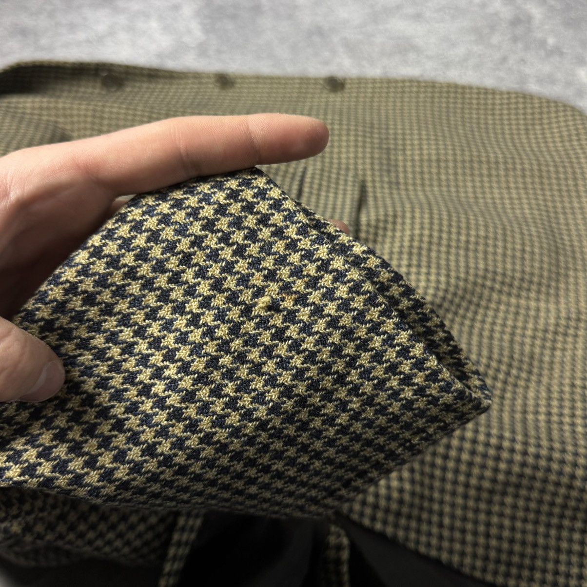 Brioni Brioni "Les Freres Ausoni" Houndstooth Wool Blazer Luxury Size 44R - 15 Thumbnail