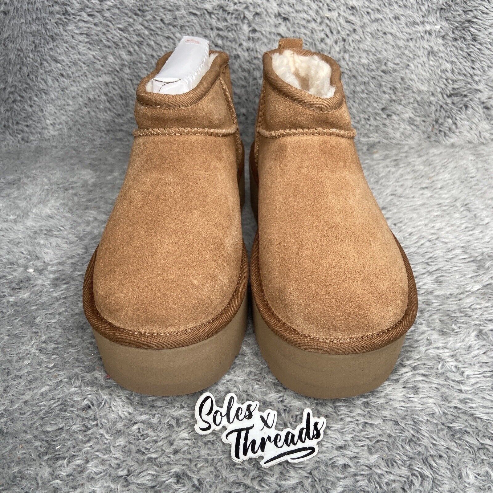 Ugg UGG Classic Ultra Mini Platform Boots Size 7 Women Chestnut Size US 7 / IT 37 - 4 Thumbnail