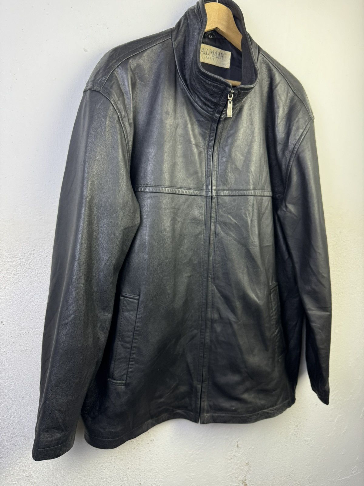1*4様 90s vintage BALMAIN leather bomber 90s Vintage BALMAIN REAL