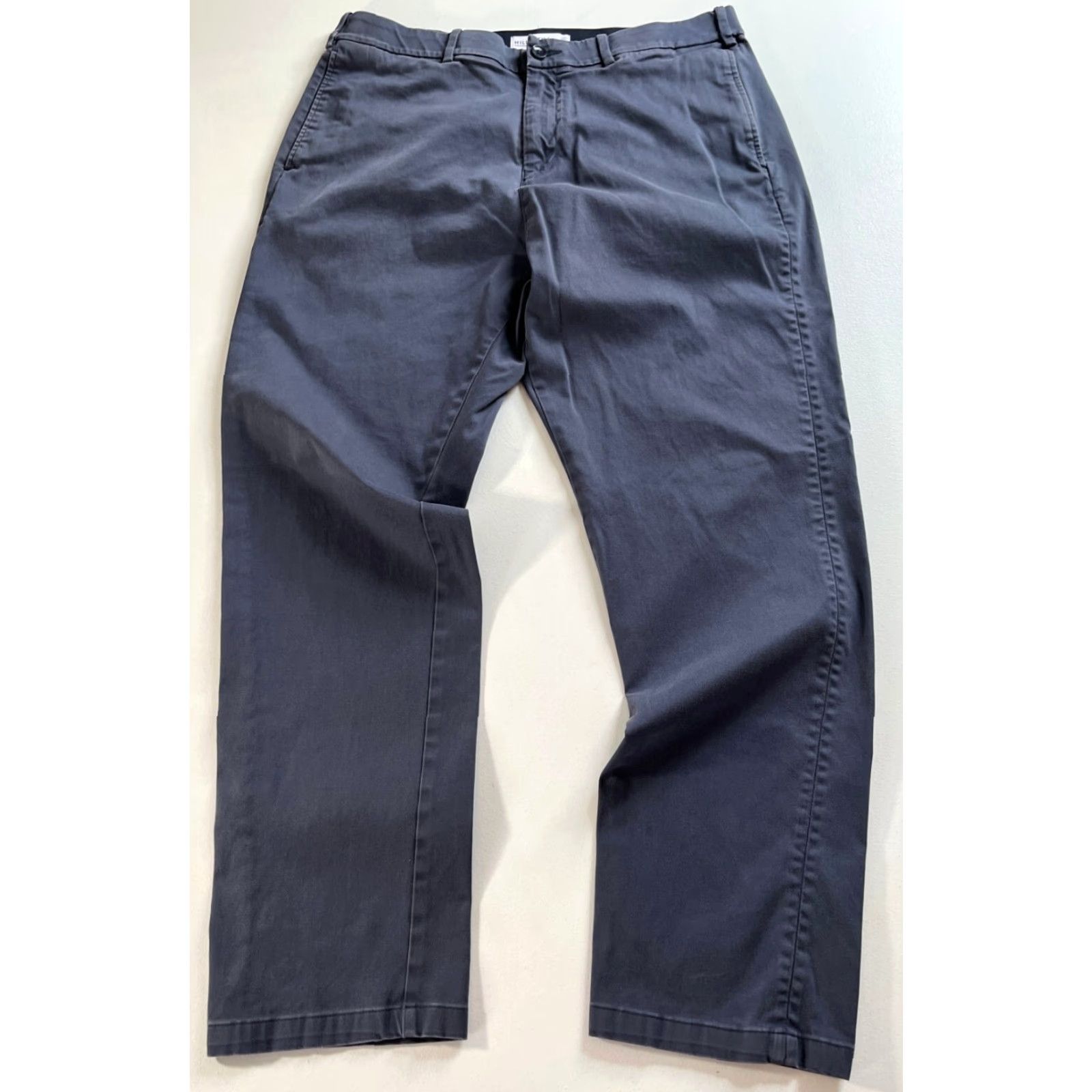 Dusk Hill City Men's EV Pant Athletic Dusk Navy 34 Chino Cotton Blend 30 Inseam Straight Pocket Belt Loops 97% Cotton 3% Spandex Size US 34 / EU 50 - 3 Thumbnail