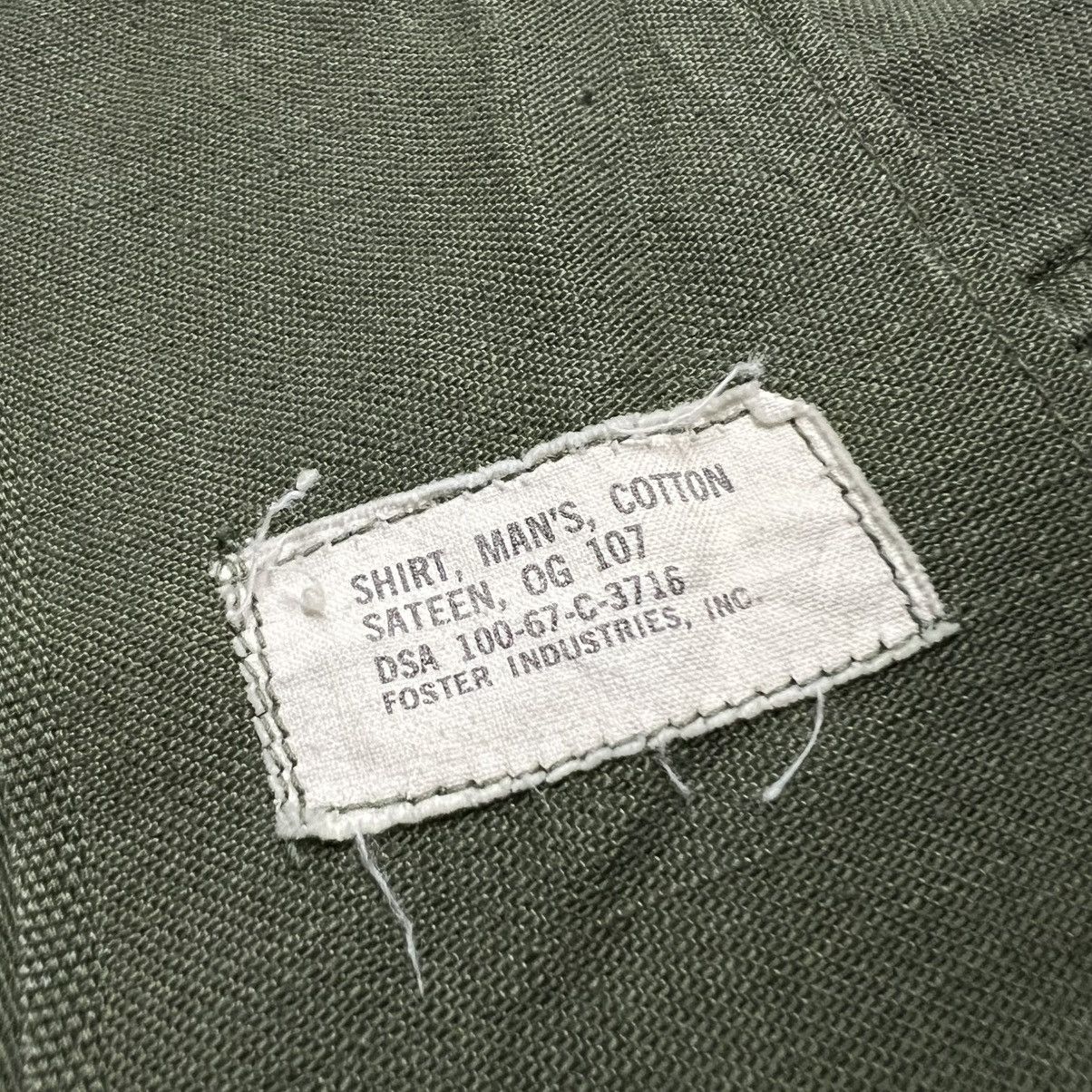 Vintage Vintage 1967 U.S. Military OG-107 Button-Up Sateen Shirt Size US M / EU 48-50 / 2 - 6 Thumbnail