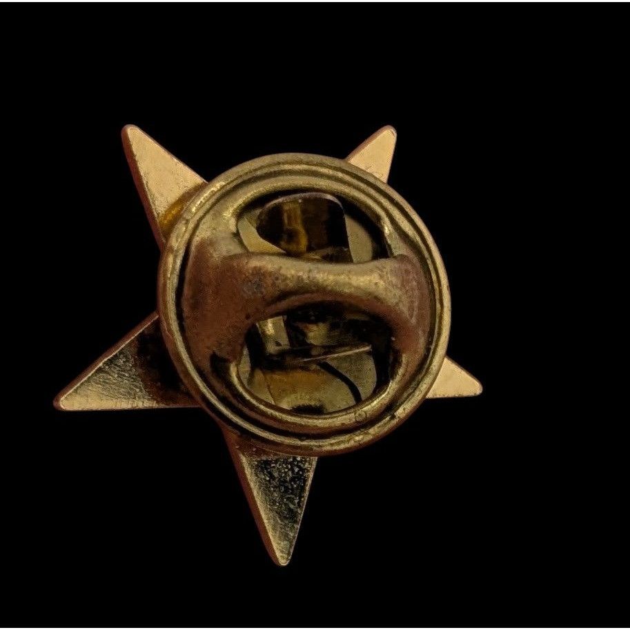 Other Puerto Rico Souvenir Gold Tone Star Lapel Pin Size ONE SIZE - 2 Thumbnail