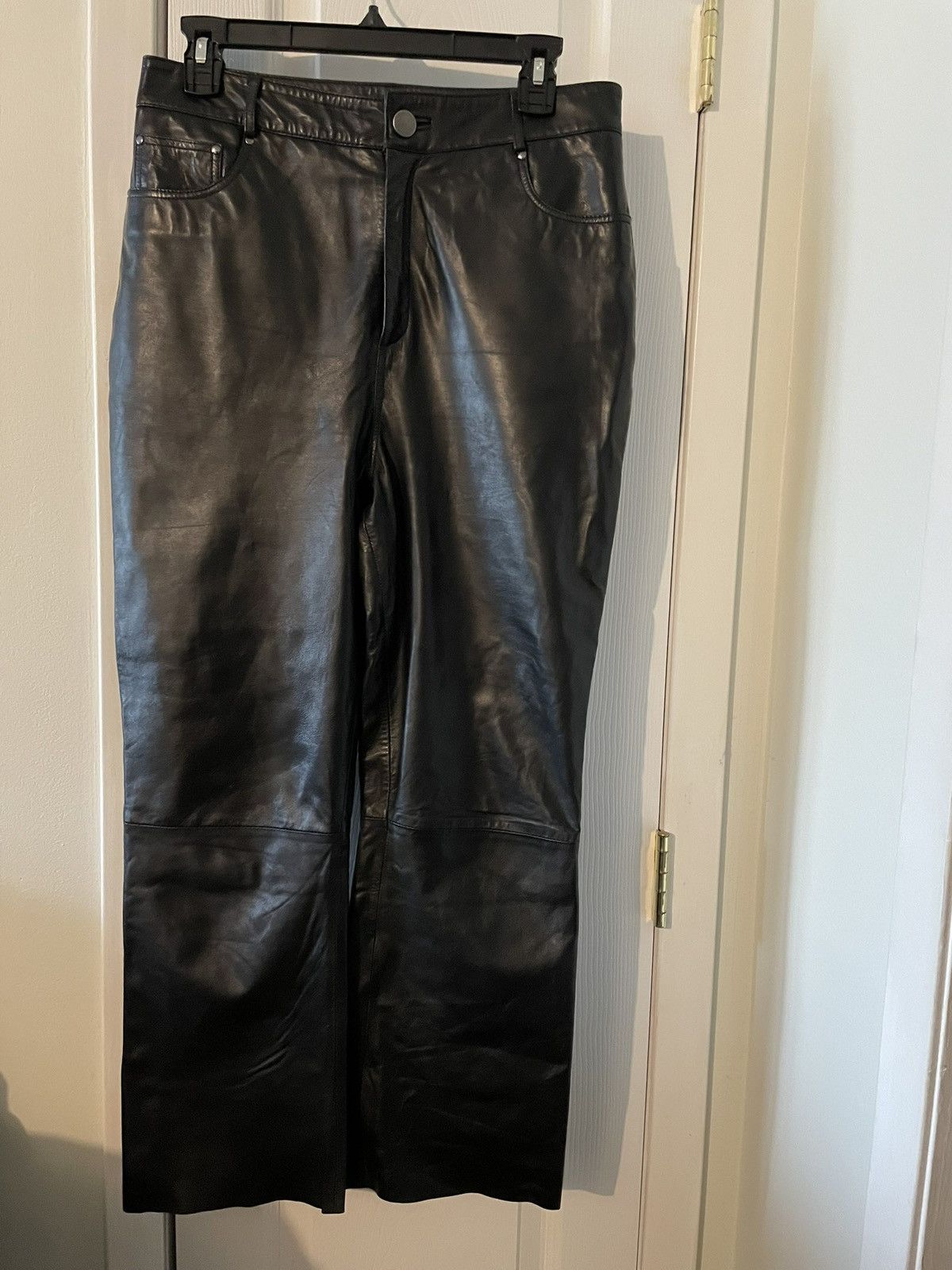 Designer Walter Baker Leather Pants SZ 6 Size 28" / US 6 / IT 42 - 2 Thumbnail