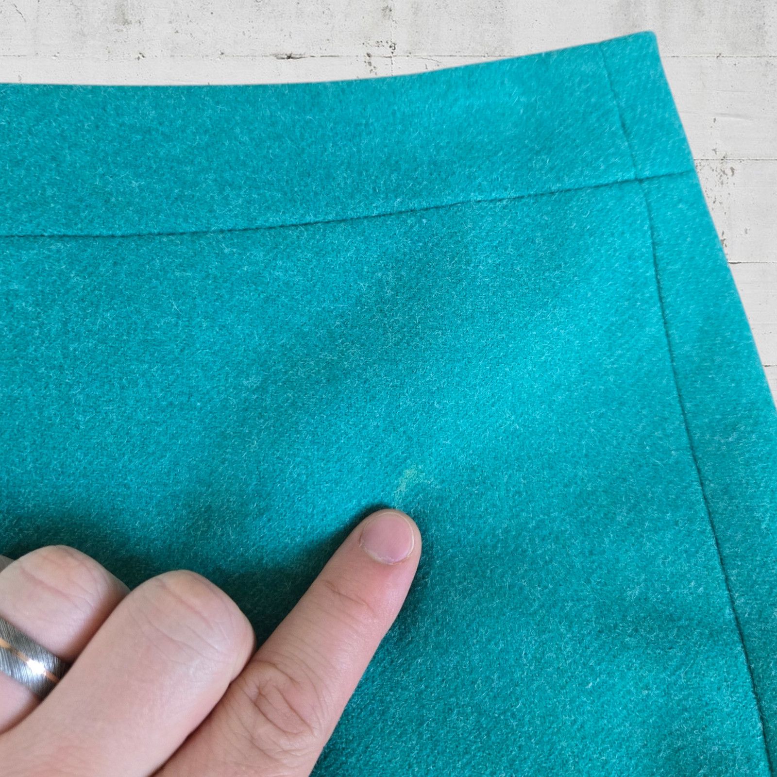 J.Crew J Crew Green Wool Blend Pencil Skirt Size 2 Size 26" / US 2 / IT 38 - 4 Thumbnail