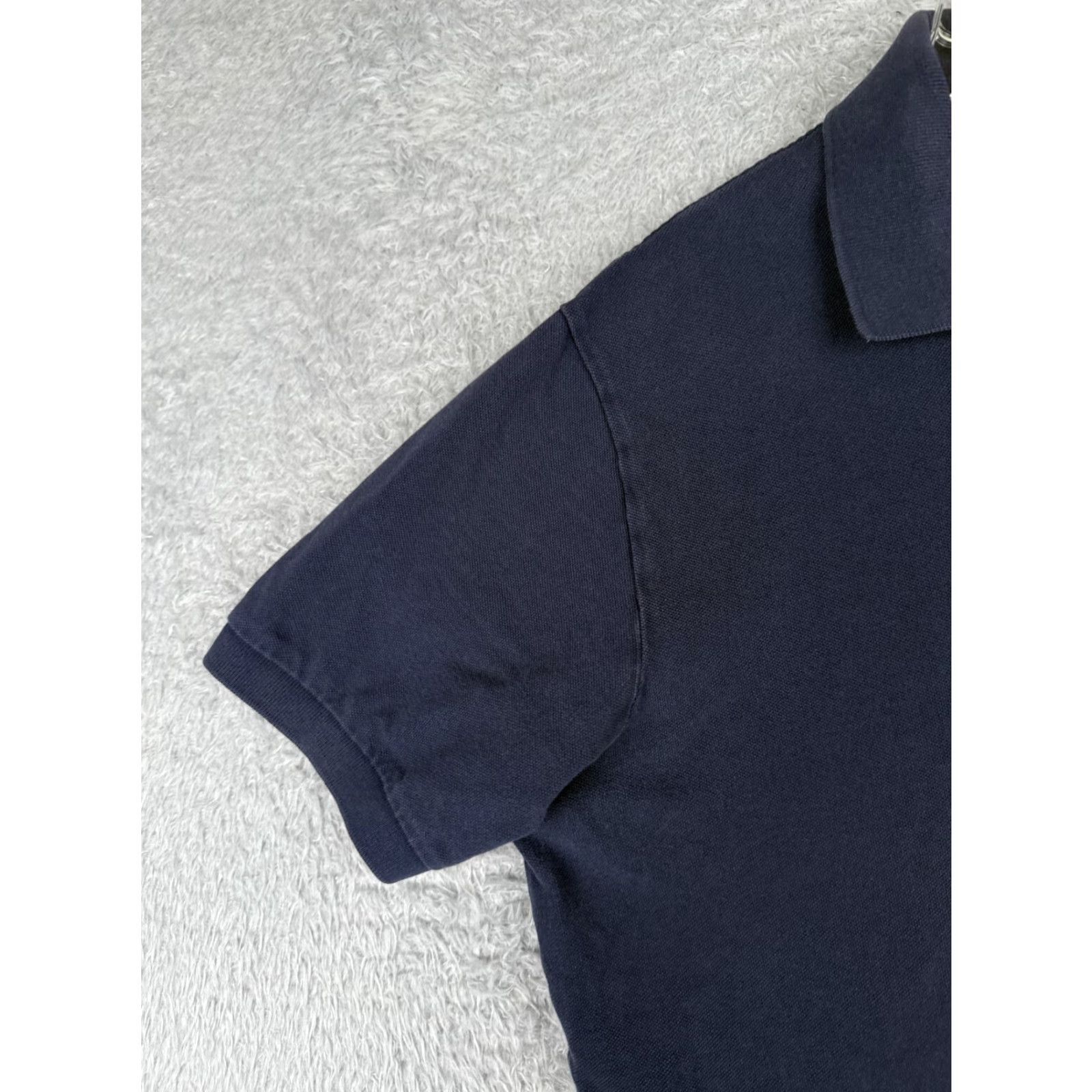 Polo Ralph Lauren VINTAGE Polo Ralph Lauren Shirt Men XL Blue 100% Cotton Knit Short Sleeve Polo Shirt Regular Fit Logo Embroidered Button Collar Size US XL / EU 56 / 4 - 3 Thumbnail