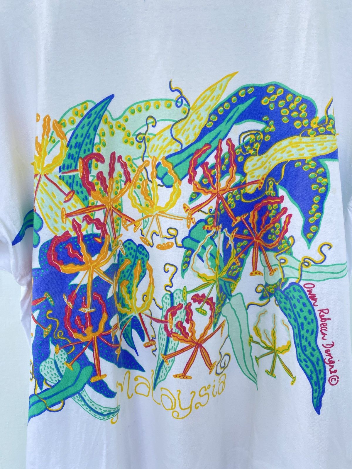 Vintage Vintage Owen Rebecca Designs Art T shirt Size US L / EU 52-54 / 3 - 2 Thumbnail