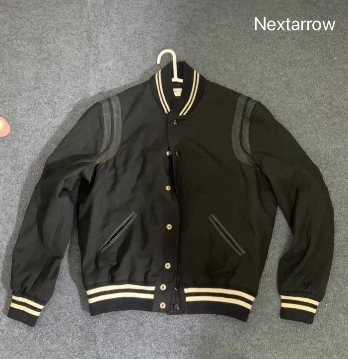 Saint Laurent Paris × Yves Saint Laurent Saint Laurent Teddy baseball jacket 2410-Nextarrow Size US M / EU 48-50 / 2 - 1 Thumbnail