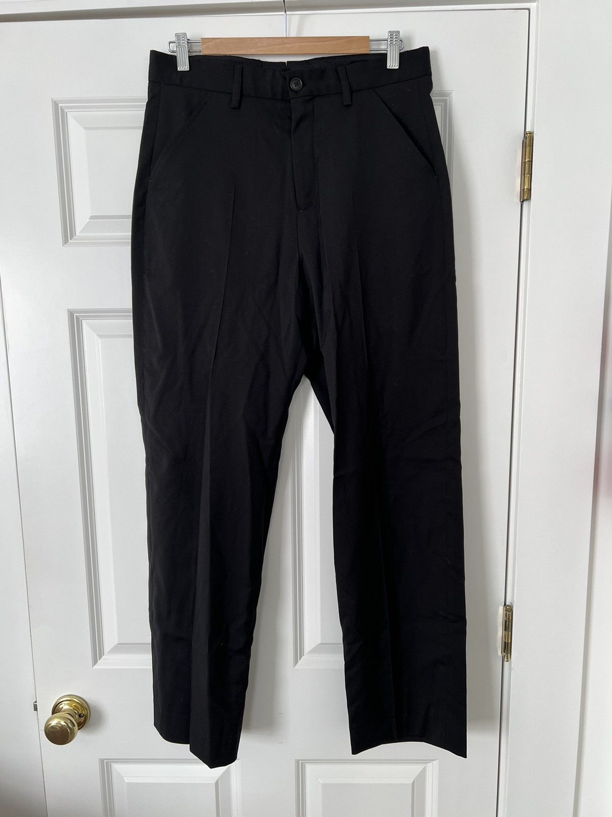 Our Legacy Black chino 22 in wool Size US 32 / EU 48 - 1 Thumbnail