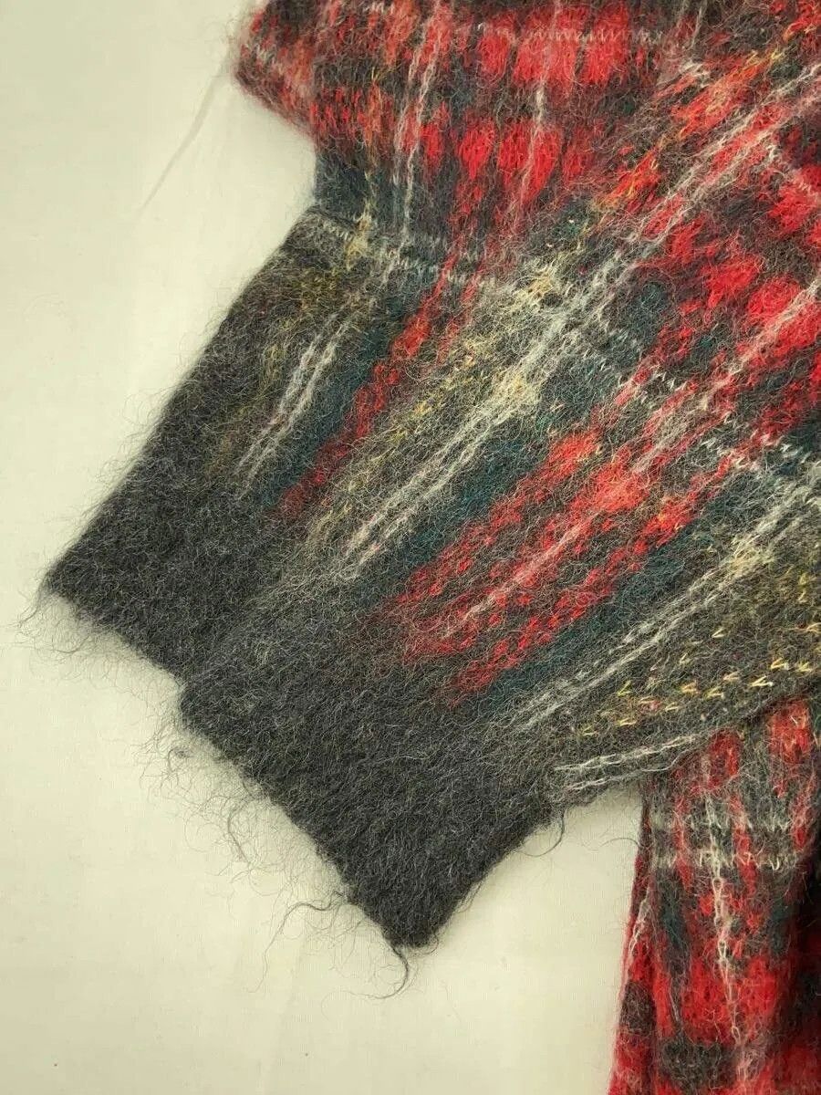 Needles Plaid Mohair Knit Cardigan Size US L / EU 52-54 / 3 - 3 Thumbnail