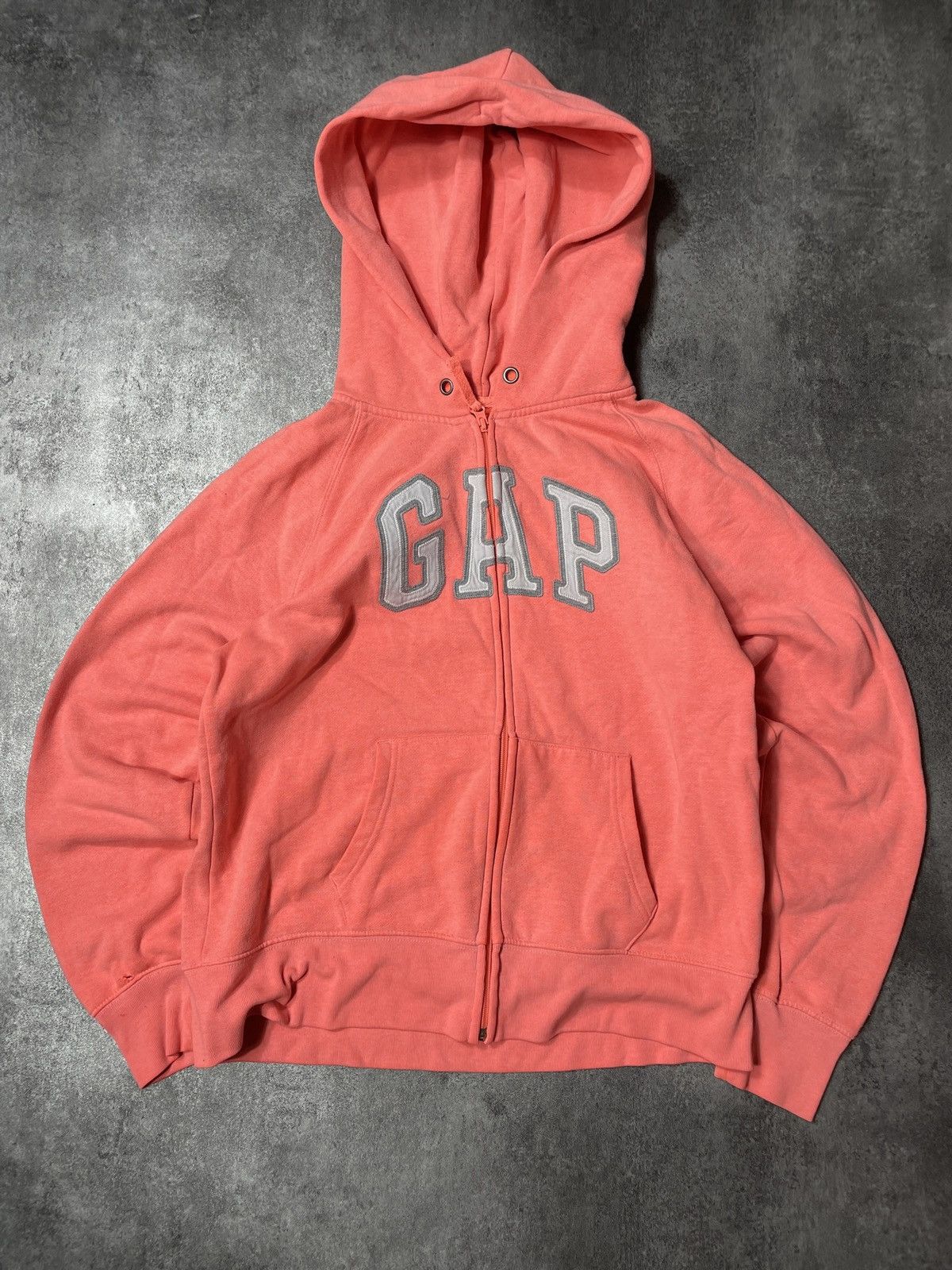 Gap 🔥Offers🔥Gap Vintage Y2K Hoodie Zip Spellout Rare Size US XS / EU 42 / 0 - 1 Thumbnail