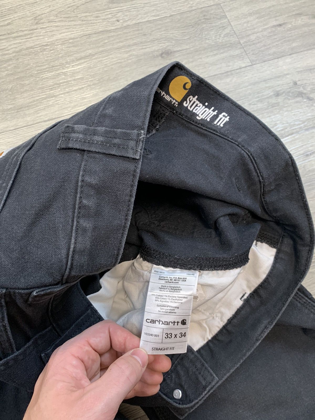 Carhartt Carhartt cargo straight fit denim pants Size US 33 - 10 Thumbnail