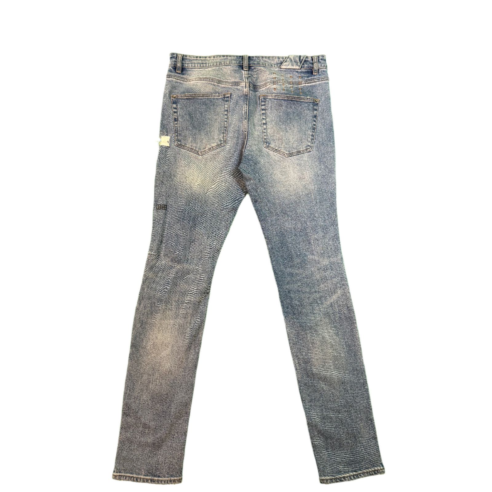 Ksubi Ksubi Light Wash Ripped Blue Jeans Size US 32 / EU 48 - 2 Thumbnail