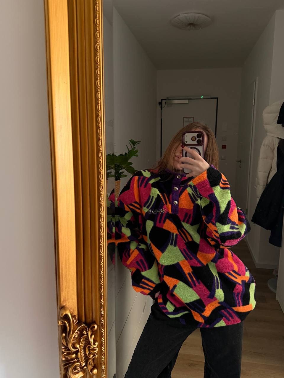 Fila Vintage 90s FILA Magic Line Abstract Fleece Pullover Size US S / EU 44-46 / 1 - 5 Thumbnail